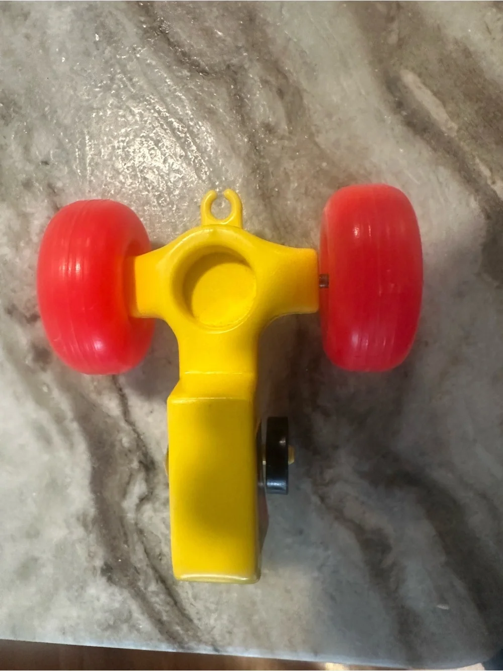 Vintage Fisher Price Farm Little People Set Yellow Farm Tractor Red Wagon